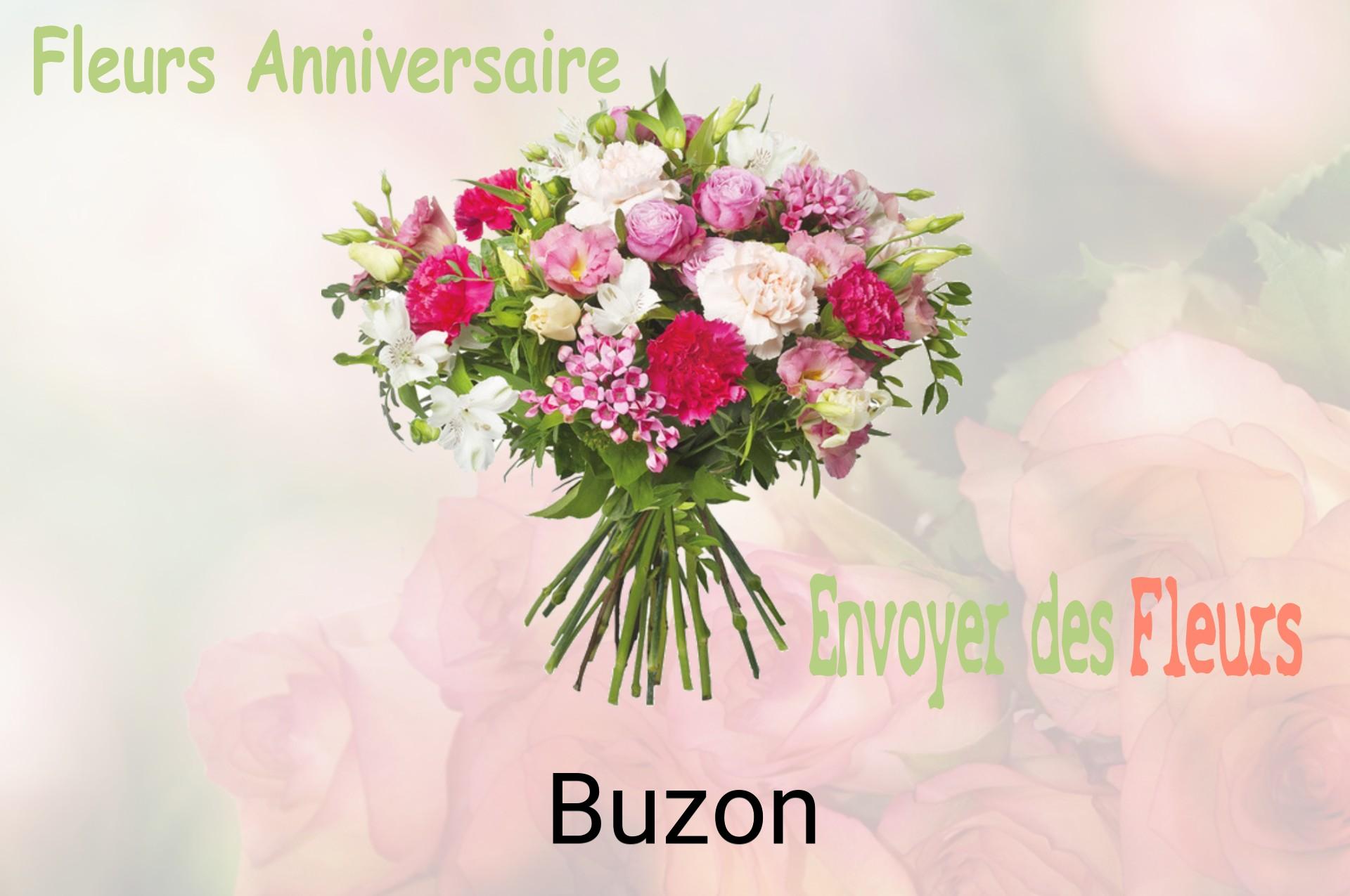 Bouquet de fleurs d’anniversaire livré à Buzon